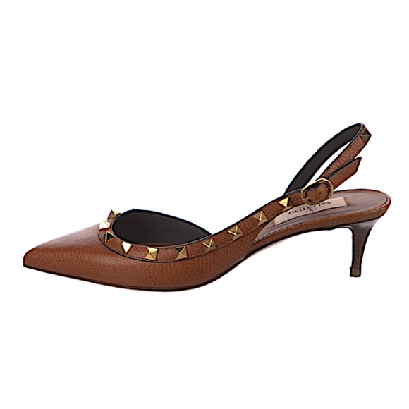 Valentino Garavani Rockstud Half-d'Orsay Slingback Pump - Picture 6 of 12